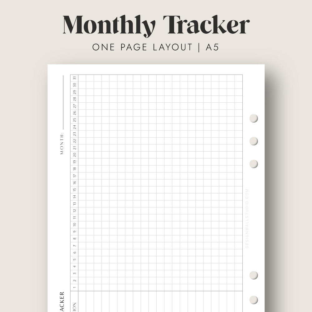 printable monthly tracker