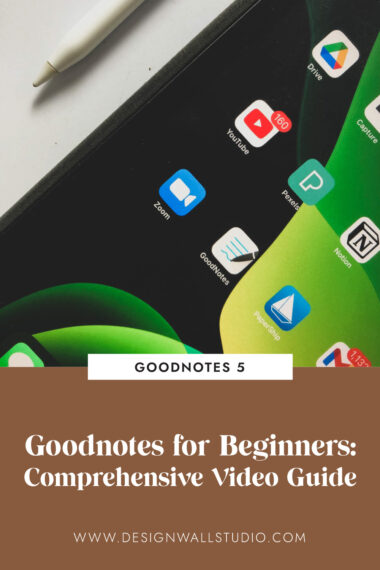 goodnotes for beginners