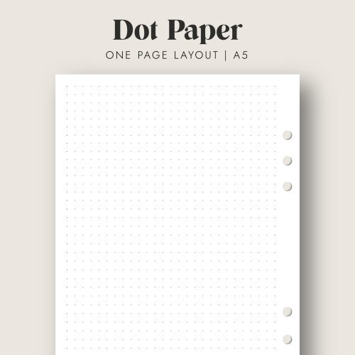 dot paper planner