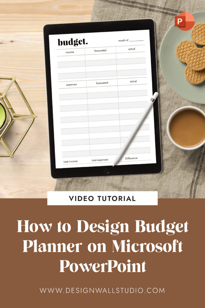 budget planner US Letter