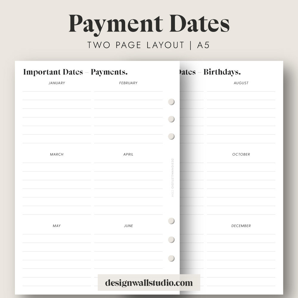 payments bill planner