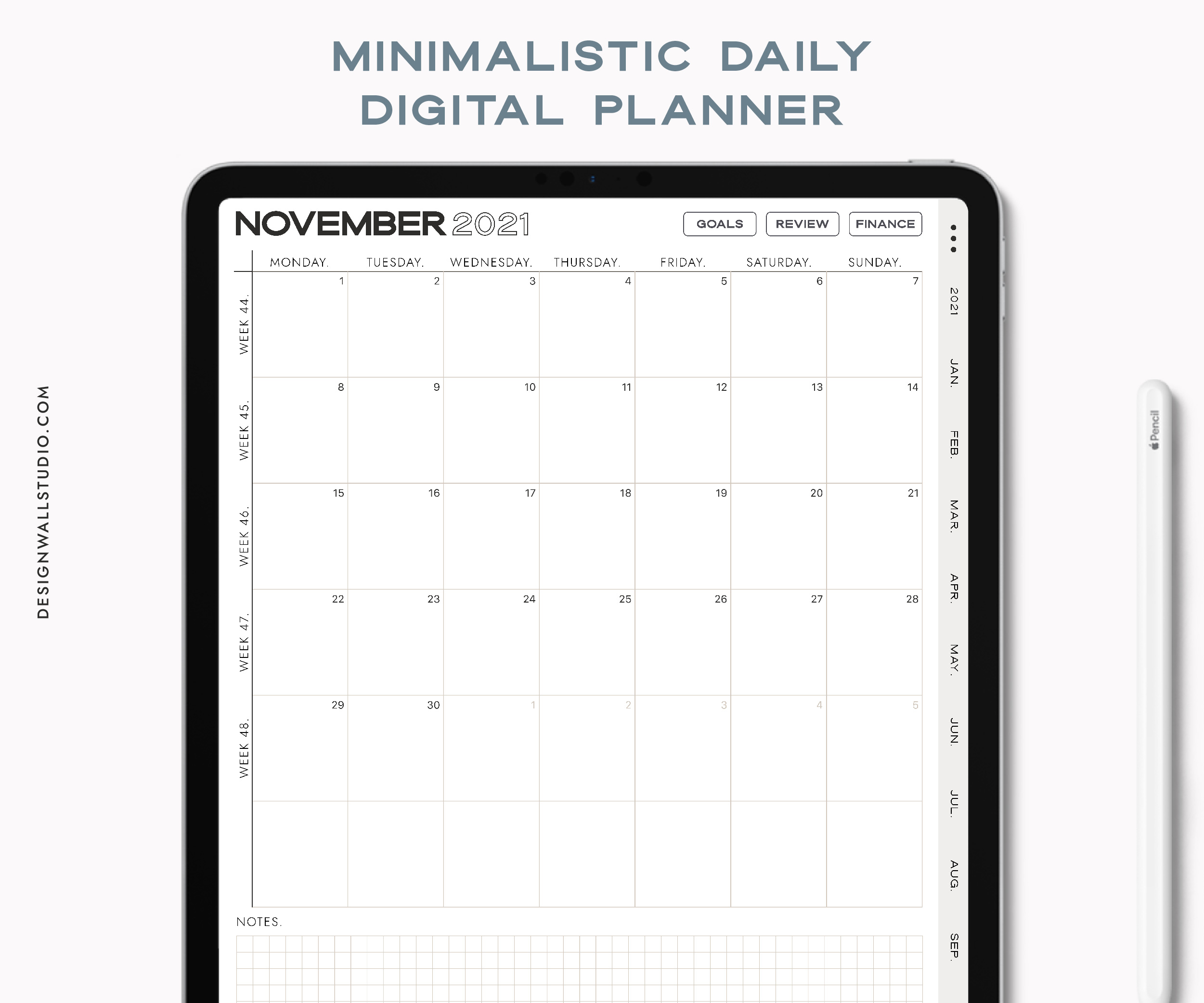 notability planner template free 2021