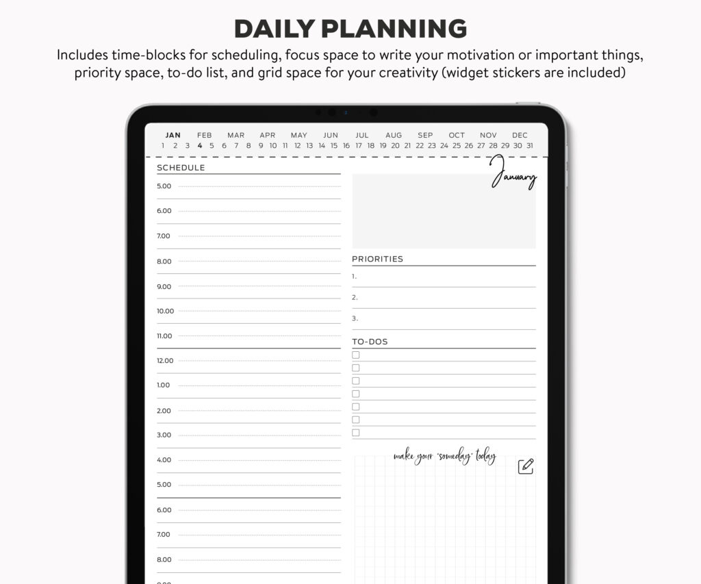 daily planning pages 